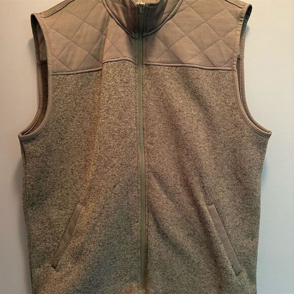 Saddlebred Other - Saddlebred Men's XL Quilted Dark Green Vest Full Zip Pockets